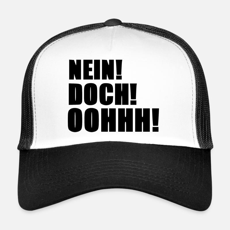 Non, mais Oohhh [noir] Casquette trucker 