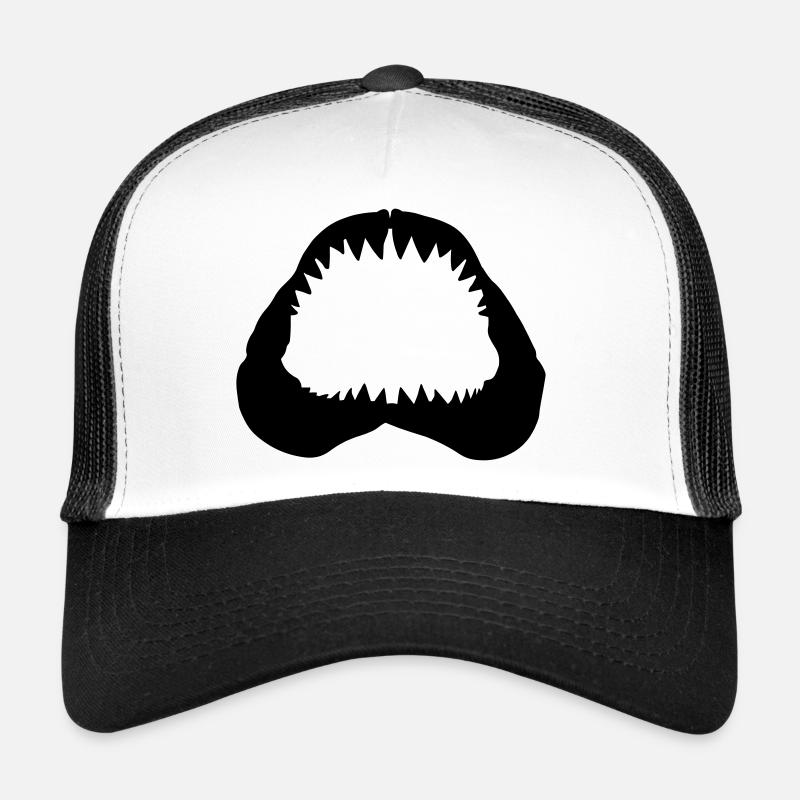 Shark Jawbone - Trucker Cap - white/black