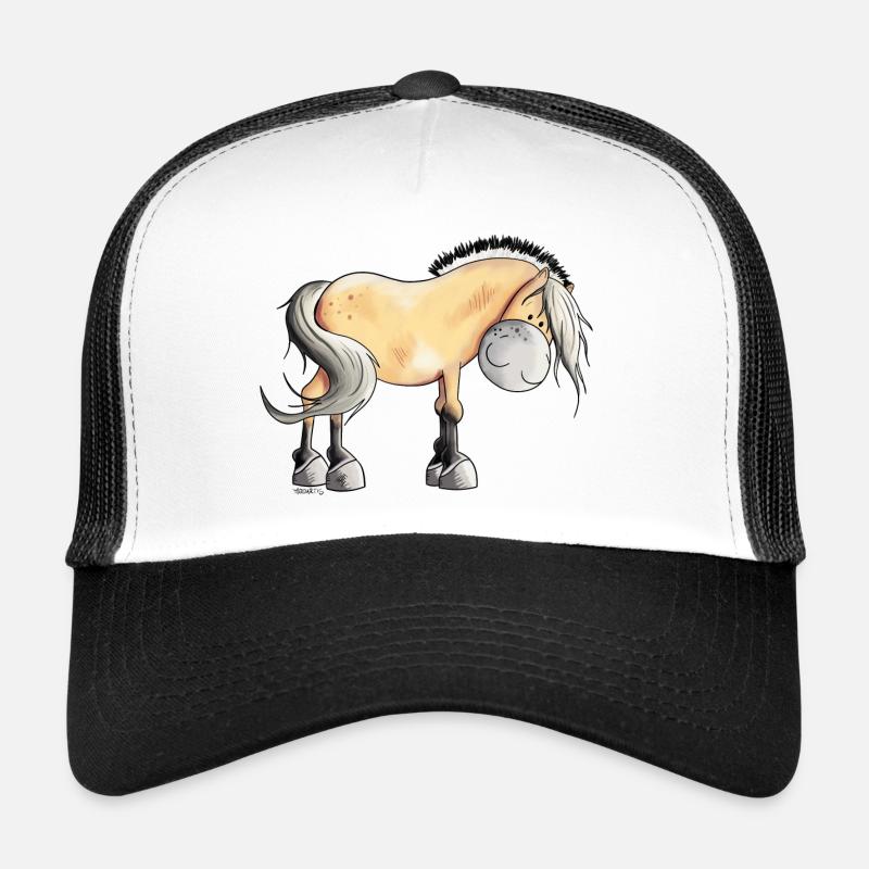 Drolliger Norweger - Trucker Cap - Weiß/Schwarz