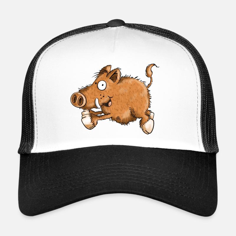 Flotte Wutz - Wildschwein - Eber - Sau - Geschenk Trucker Cap