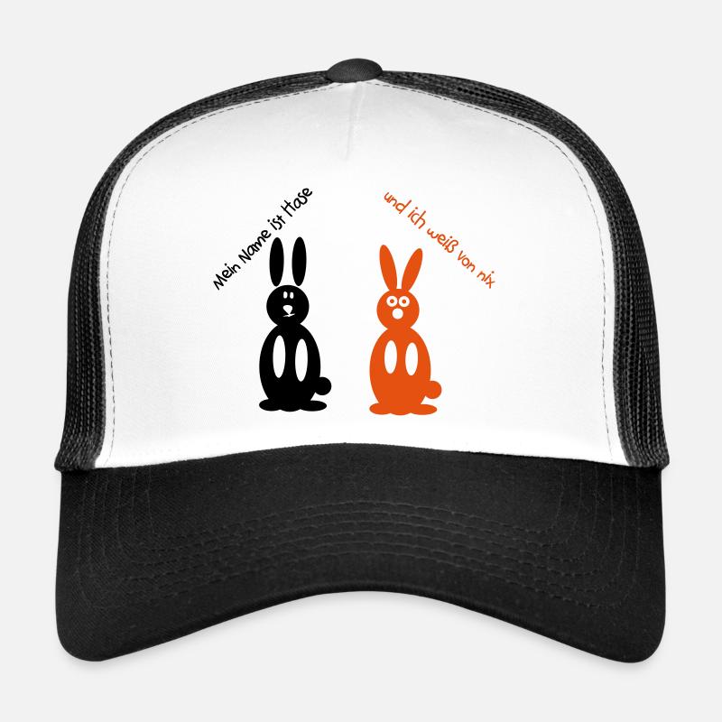 Funny Rabbits Bunnies Bunnies Trucker Cap