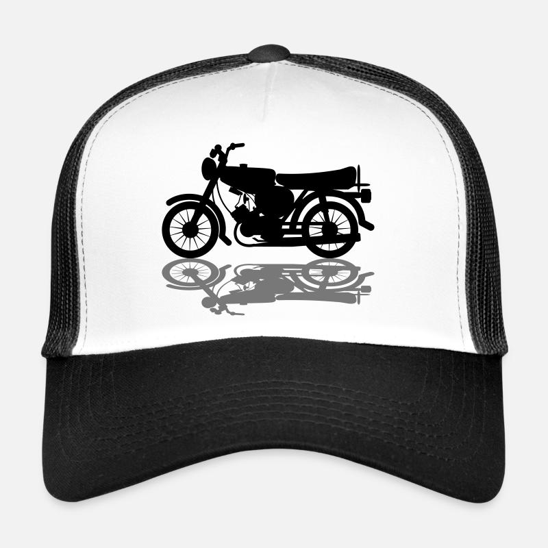 Fahrzeug - Simson - Trucker Cap - Weiß/Schwarz