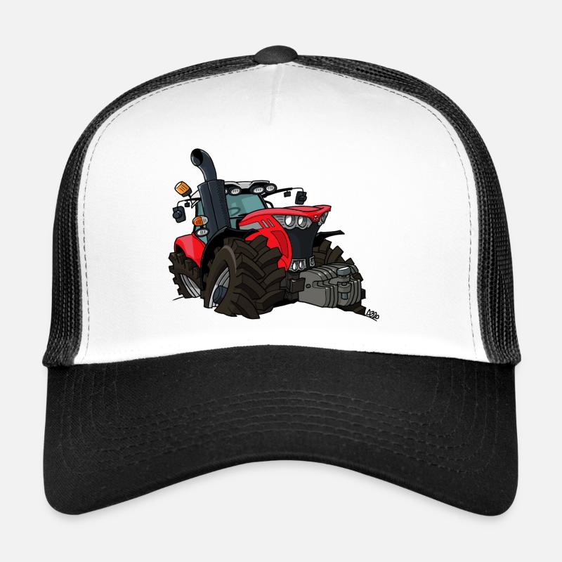 0918 MF - Trucker Cap - Weiß/Schwarz