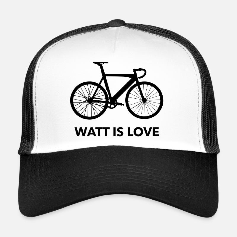 Watt est Love Road - Casquette trucker  - blanc/noir