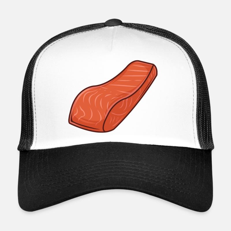 Salmon - Trucker Cap - white/black