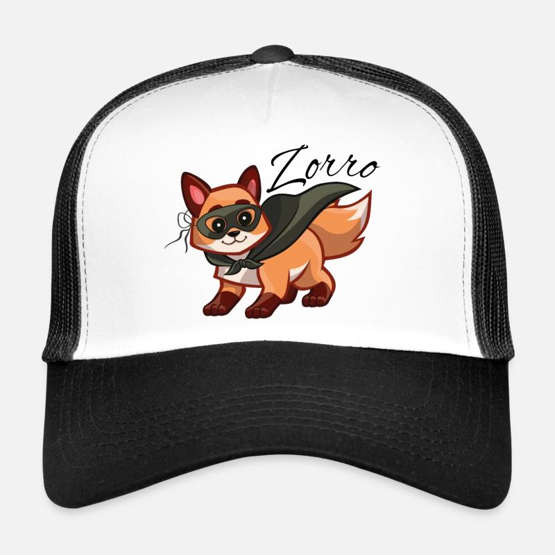 Zorro - Casquette trucker  - blanc/noir