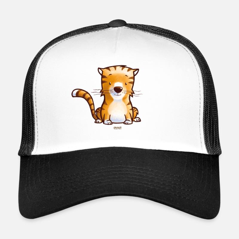 Big Little Tiger - Trucker Cap - white/black