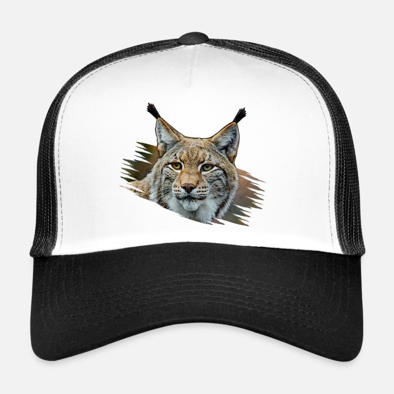Lynx - Casquette trucker  - blanc/noir
