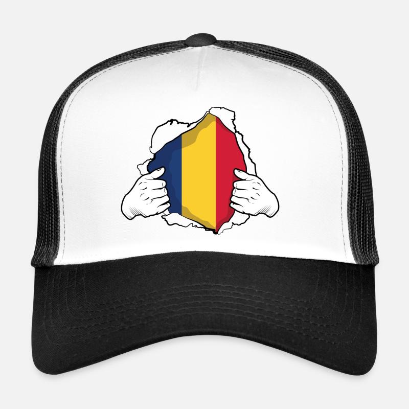 Rumänien Flagge Rumäne Rumänisch Geschenkidee Cool Trucker Cap
