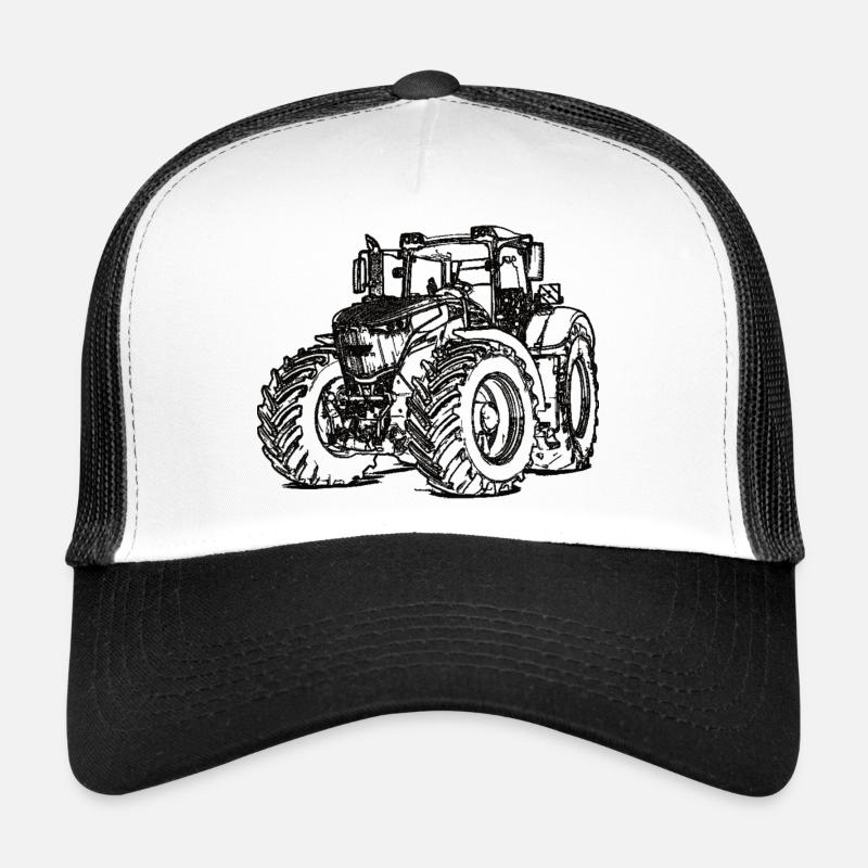 tractor - Trucker Cap - white/black