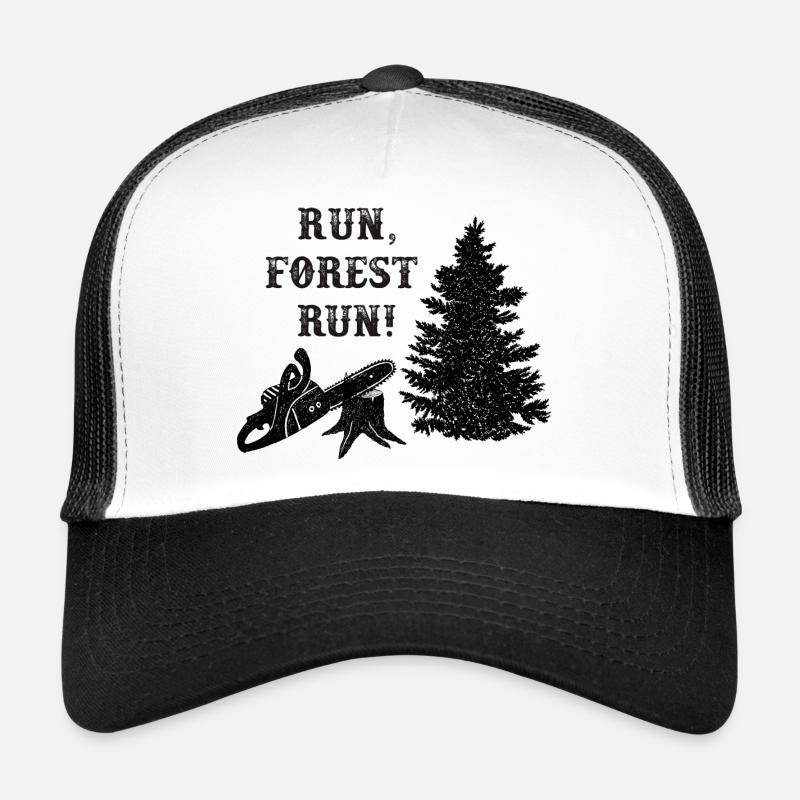 Run forest run Forstwirt Geschenkidee lustig Wald Trucker Cap