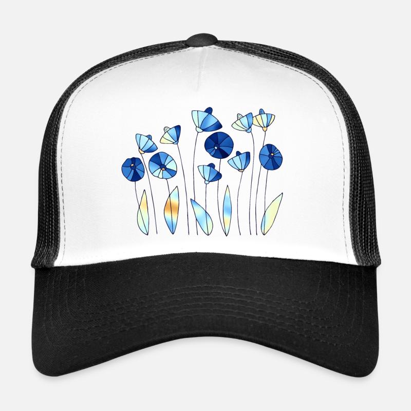 Fleur Casquette trucker 