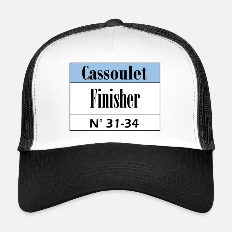 Cassoulet Finisher Languedoc - Trucker Cap - Weiß/Schwarz