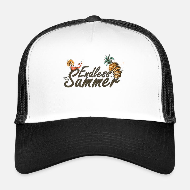 Endless Summer Motif - idéal pour les vacances d’été Casquette trucker 