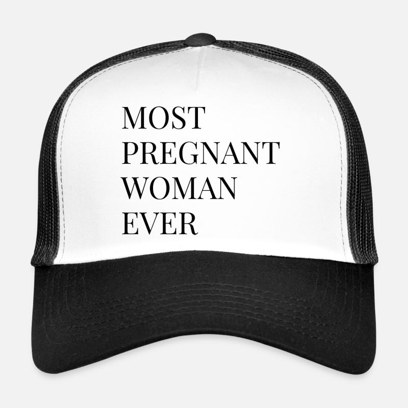 Grossesse Mère enceinte disant drôle Casquette trucker 