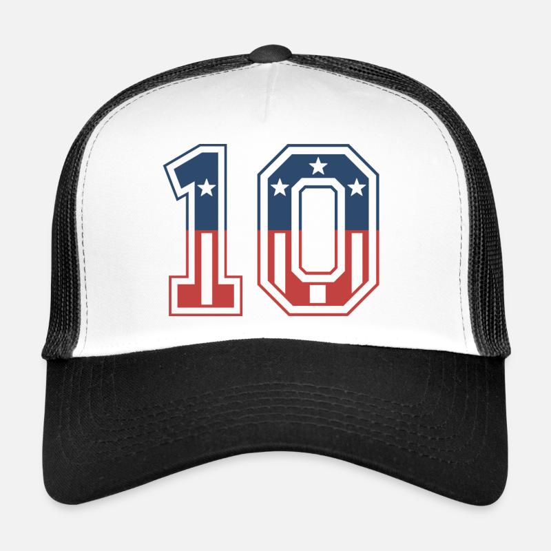 Numéro 10 États-Unis Casquette trucker 