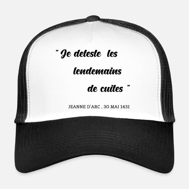 Je déteste les lendemains de cuites Casquette trucker 