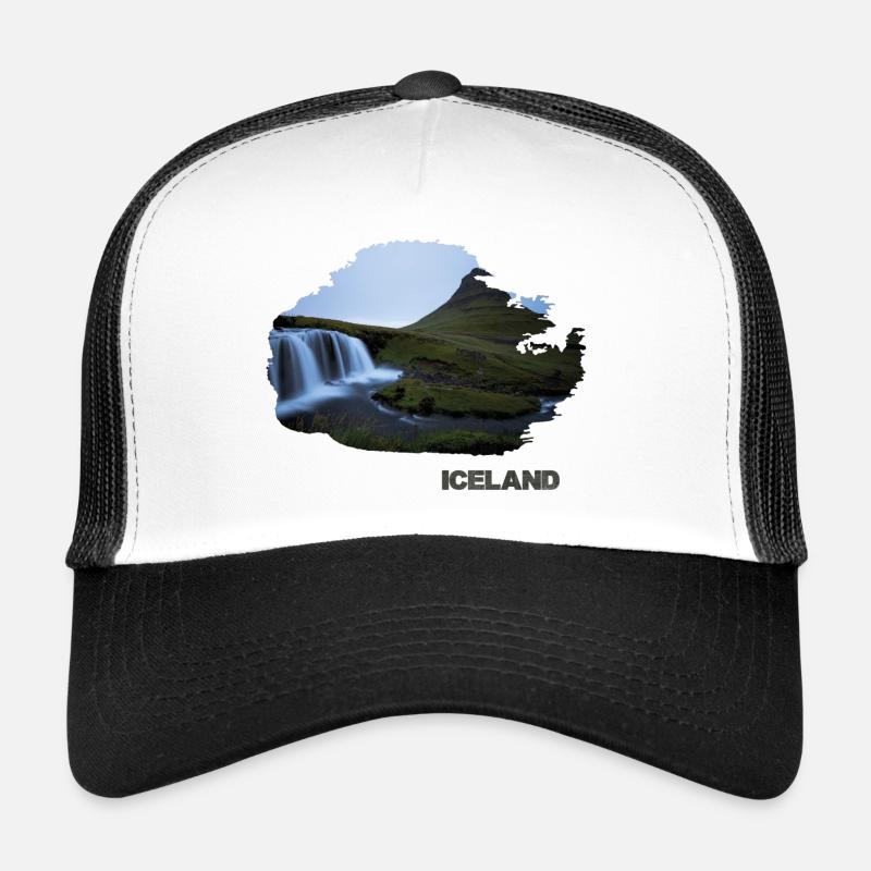 Île Kirkjufell Casquette trucker 