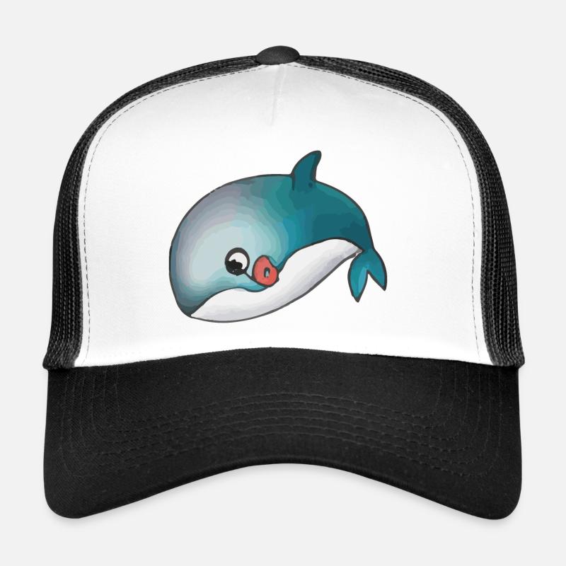 Whale Dolphin Sea Gift Idea Trucker Cap
