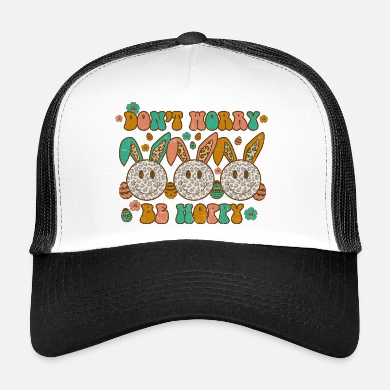 Happy Easter Easter Easter Egg Easter Celebration Easter Trucker Cap