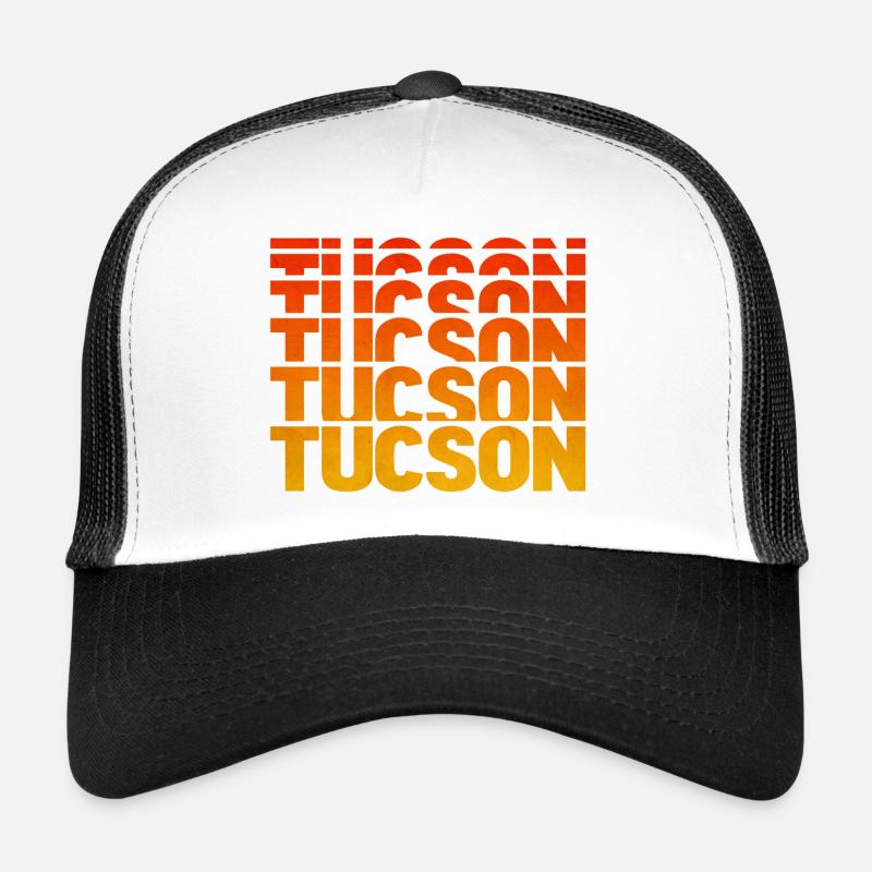 Tucson Gradient Block Typo Trucker Cap