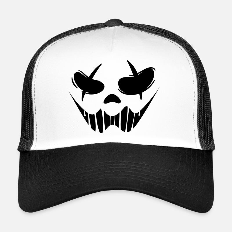la peur - Casquette trucker - blanc/noir