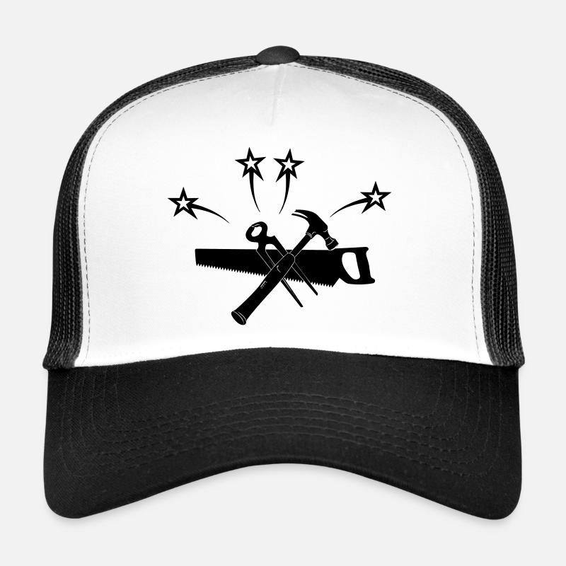 Hammersägezange vier Sterne Trucker Cap