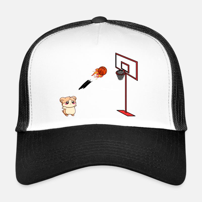 Basketball Hamster Trucker Cap