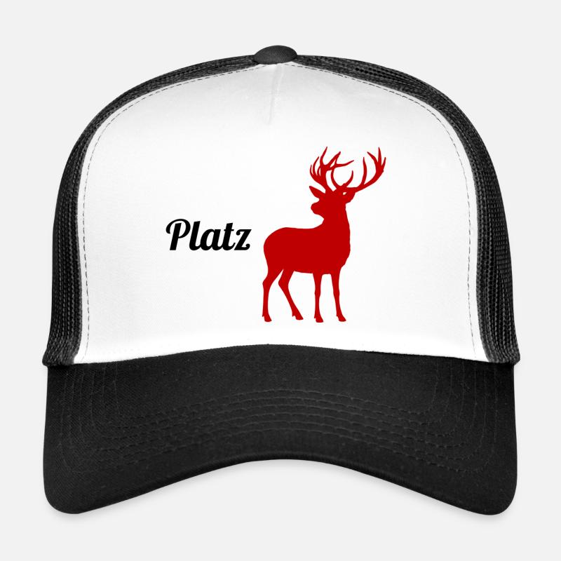 Platzhirsch (Text hinzufügen wie Ort, Name etc.) Trucker Cap