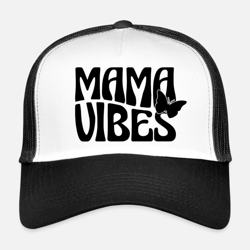 Mama Vibes avec papillon Casquette trucker 