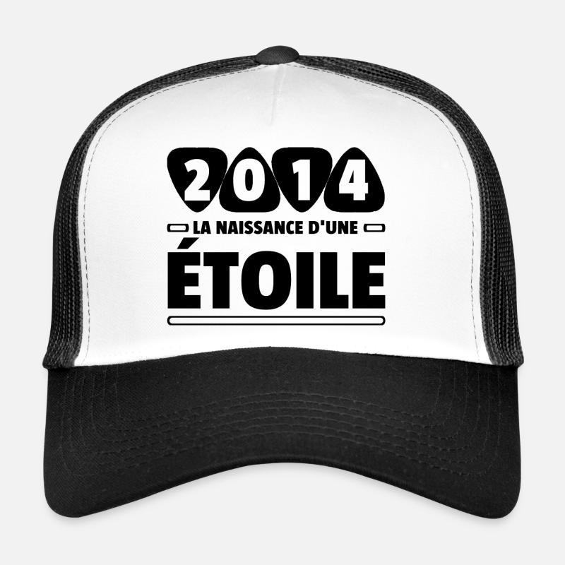 2014 date de naissance / anniversaire année 2014 Casquette trucker 