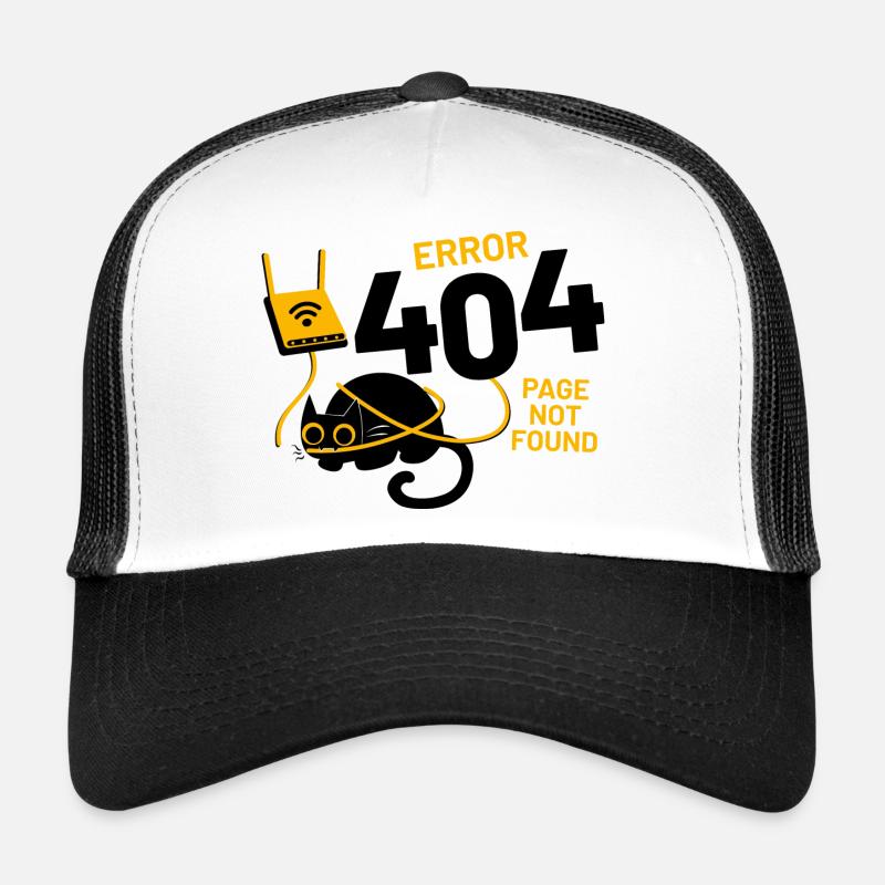 Error 404 Page Not Found Trucker Cap