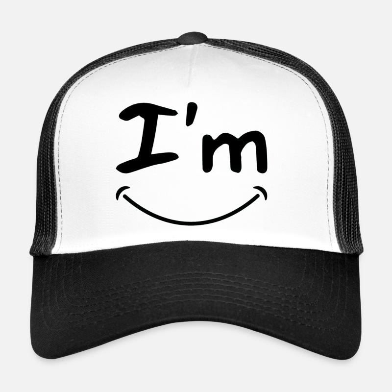 Ich - Trucker Cap - Weiß/Schwarz