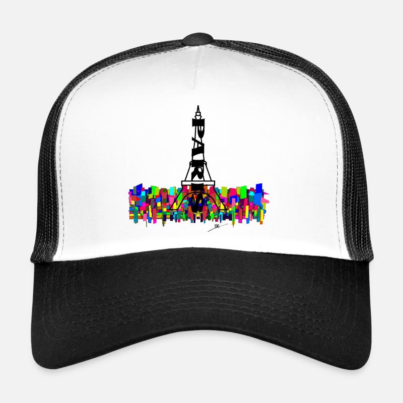 Kunst Eiffel Paris Trucker Cap