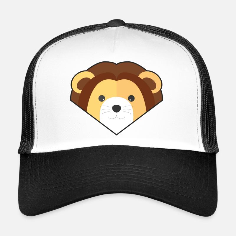 Niedlicher einfacher Löwe Trucker Cap