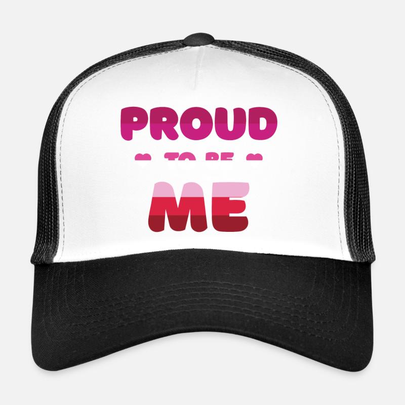 Fierté lesbienne d’être moi - Mois de la fierté Casquette trucker 