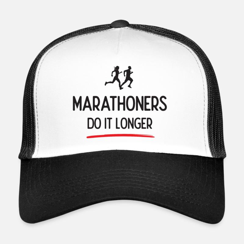 Les marathoniens le font plus longtemps Casquette trucker 