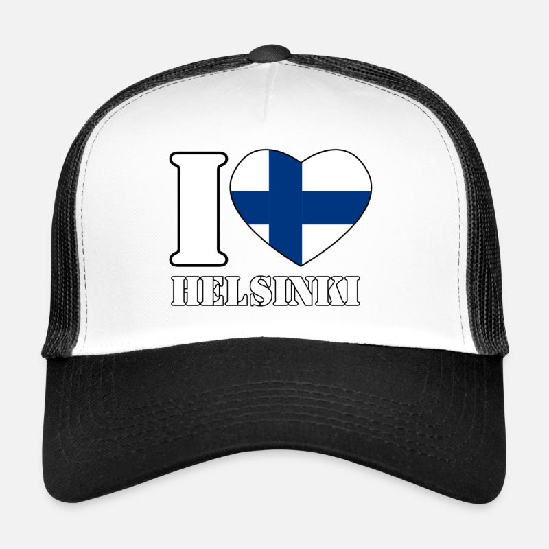 Ich liebe Helsinki Trucker Cap