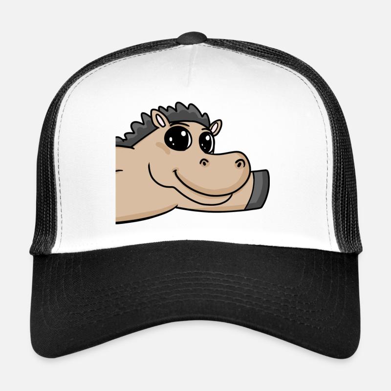 Horse Greeting Greeting Trucker Cap
