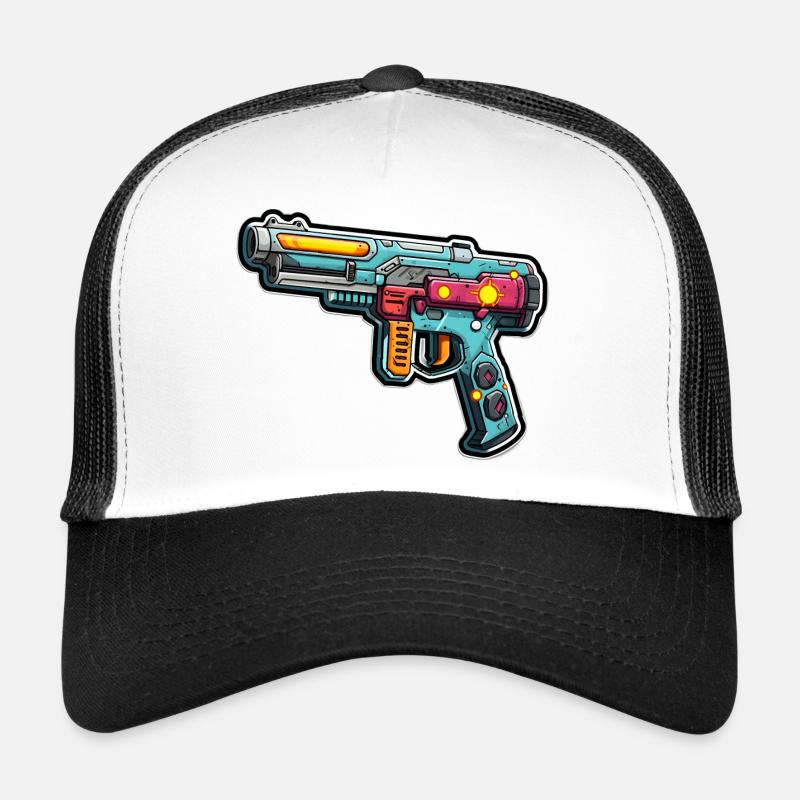 Armes spatiales dans le style graffiti Casquette trucker 