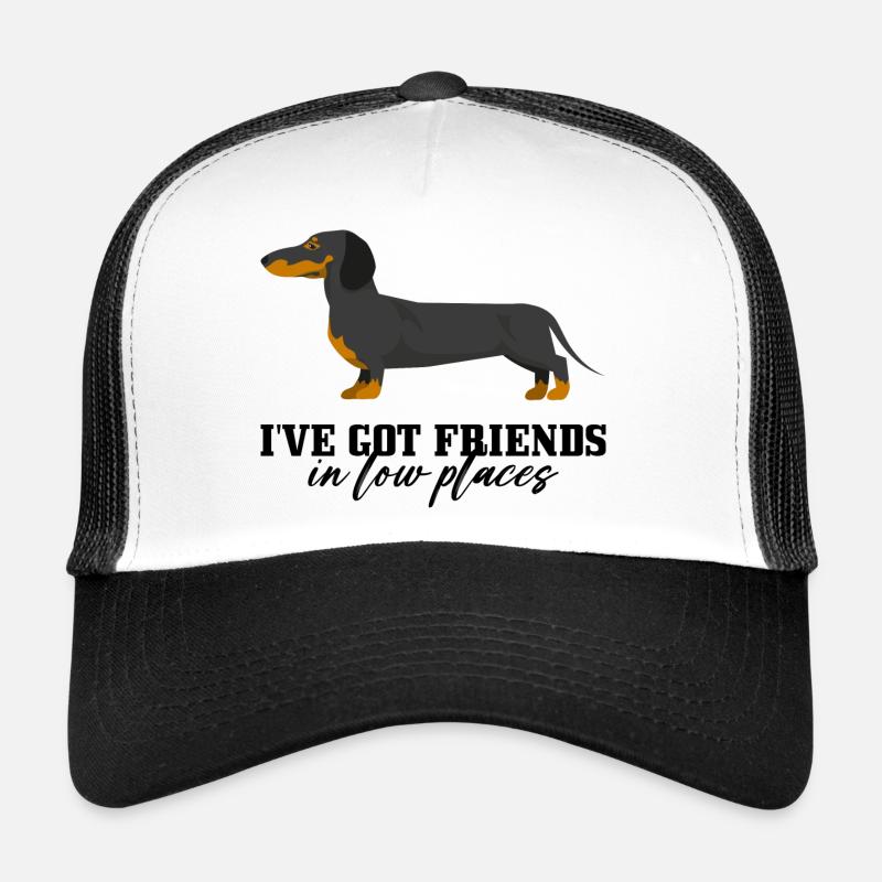 Dachshund Ember Silhouette Trucker Cap