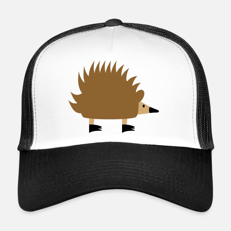 Hedgehog - Trucker Cap - white/black