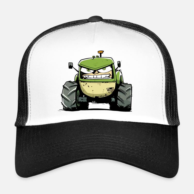 Wütender Traktor Nr. 4 Trucker Cap