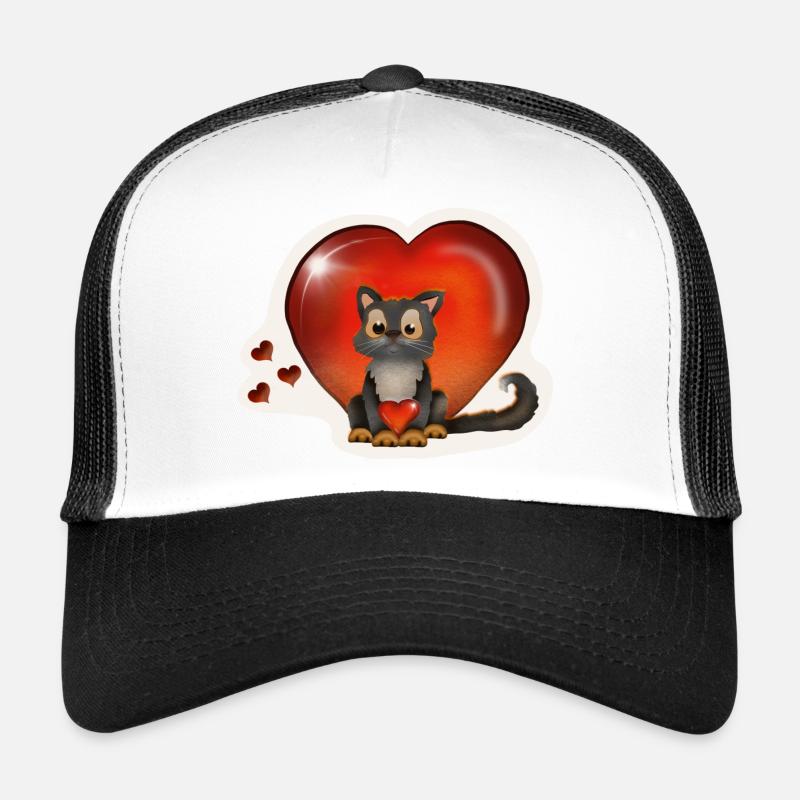 Leo - Trucker Cap - Weiß/Schwarz