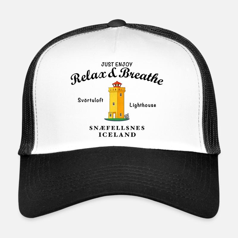 Phare d’Islande Svörtuloft, Relax Casquette trucker 