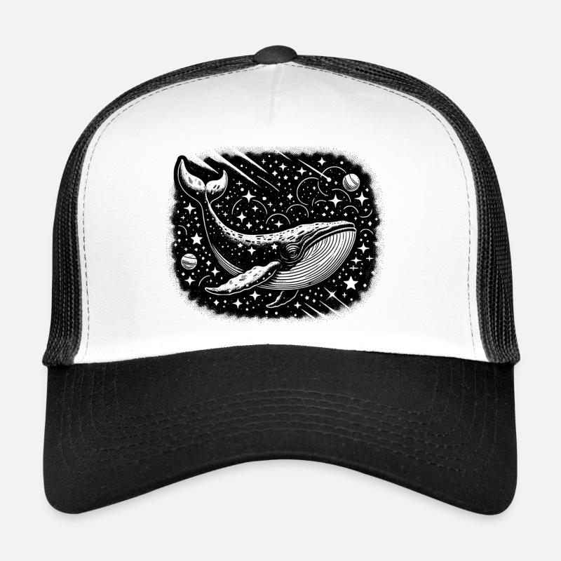 space whale Trucker Cap