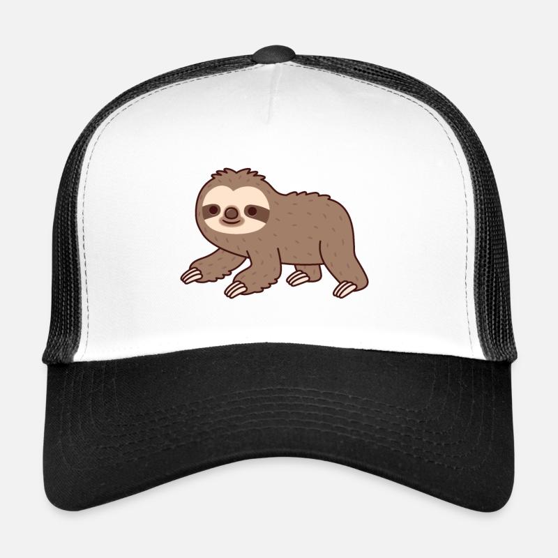 Paresseux rampant mignon Casquette trucker 