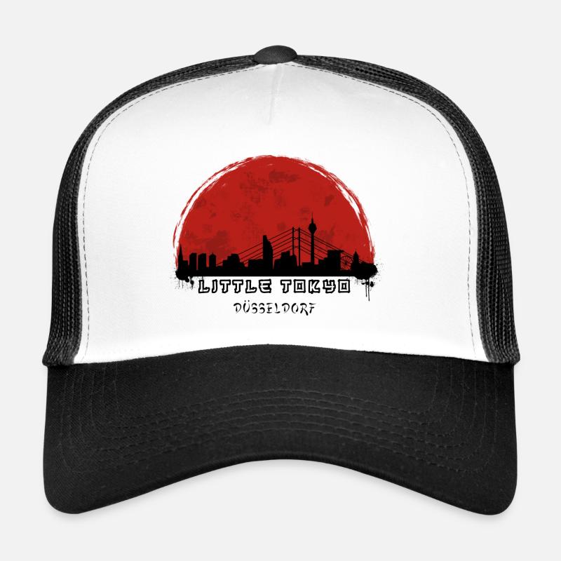 Little Tokyo - Trucker Cap - Weiß/Schwarz