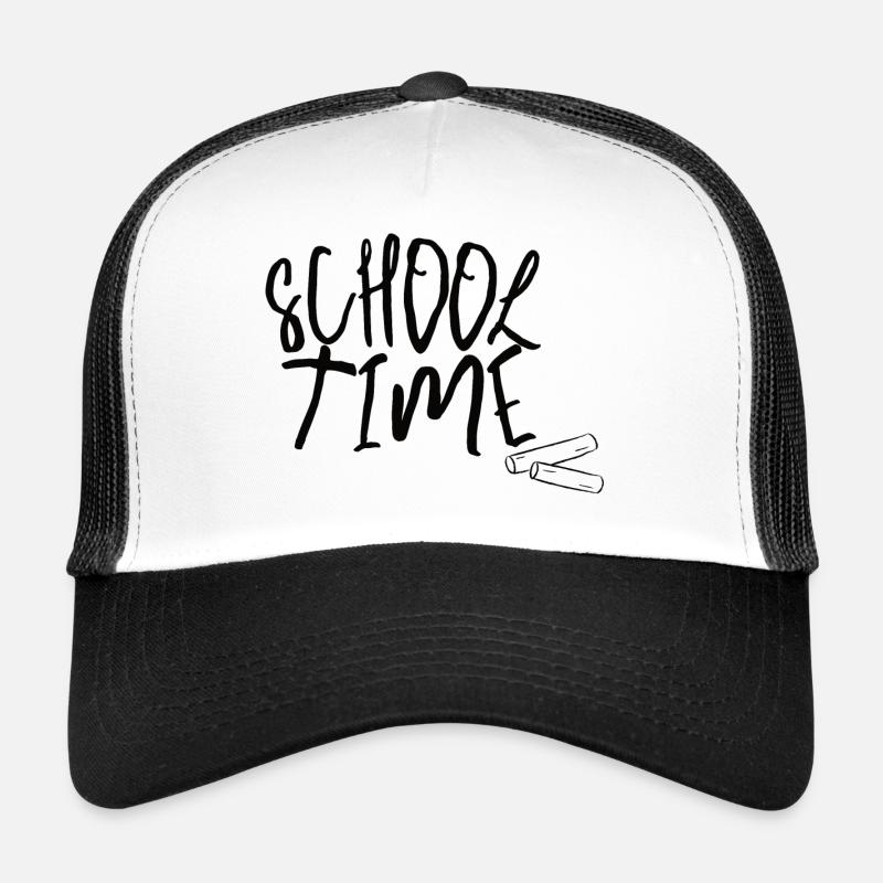 School Time – Minimal Schulstart Design Trucker Cap