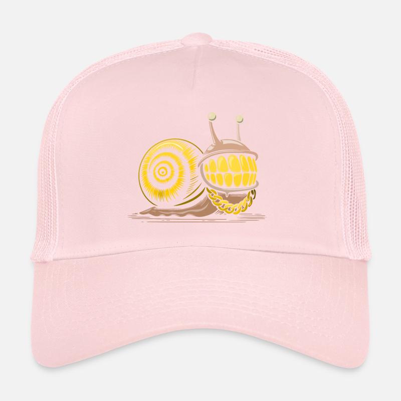 escargot bling bling hiphop Casquette trucker 